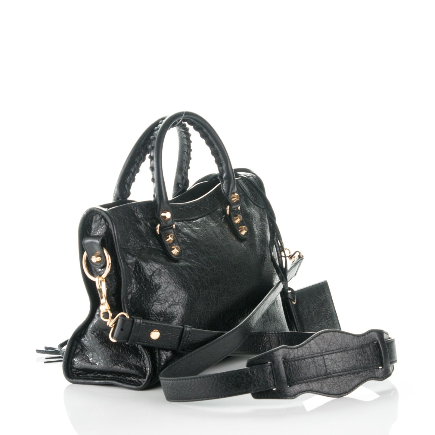 Agneau Classic Gold Hardware S City Black