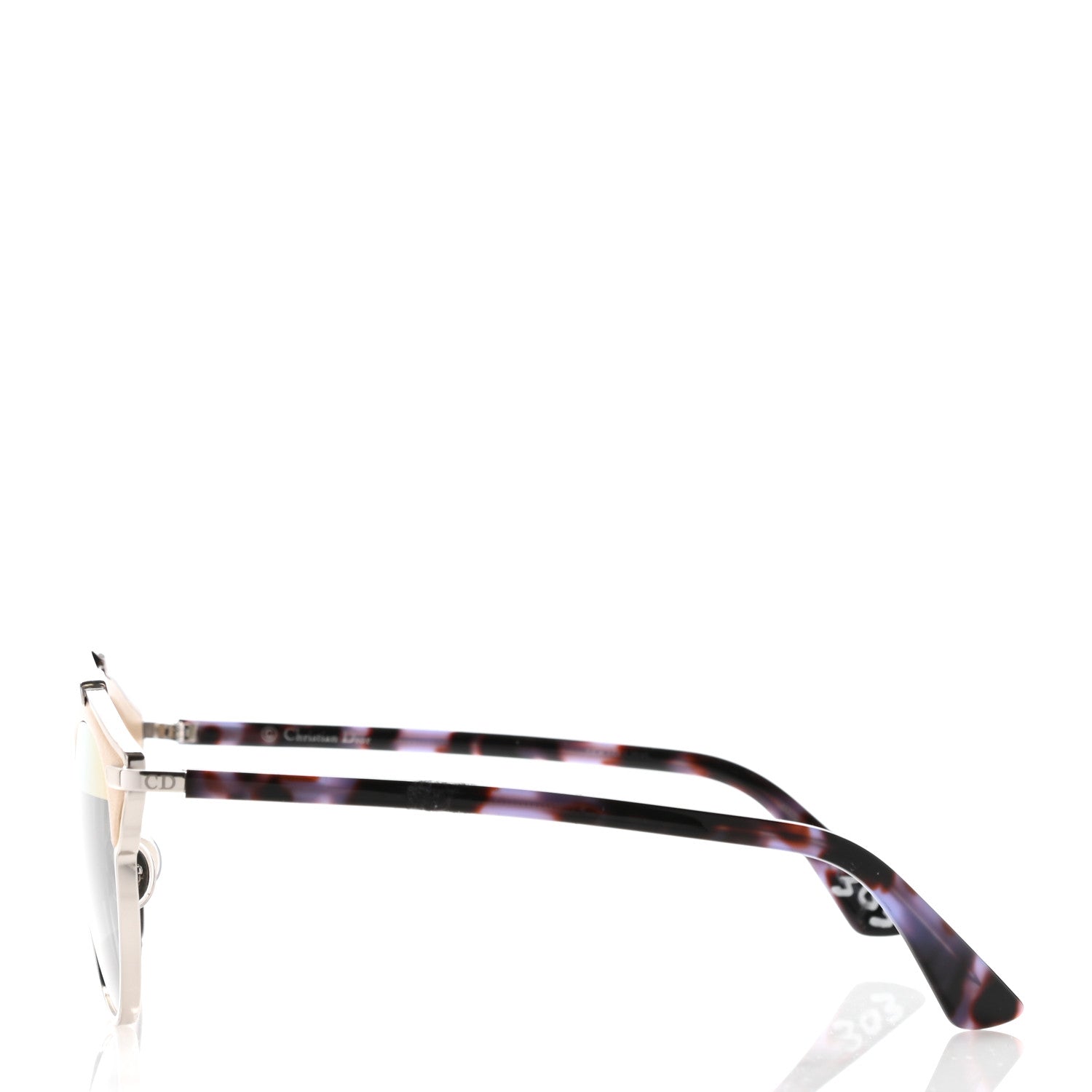 Christian Dior Metal Lambskin So Real Sunglasses Beige 3 of 9
