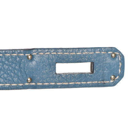 Hermes Togo Birkin 30 Blue Jean 12 of 35