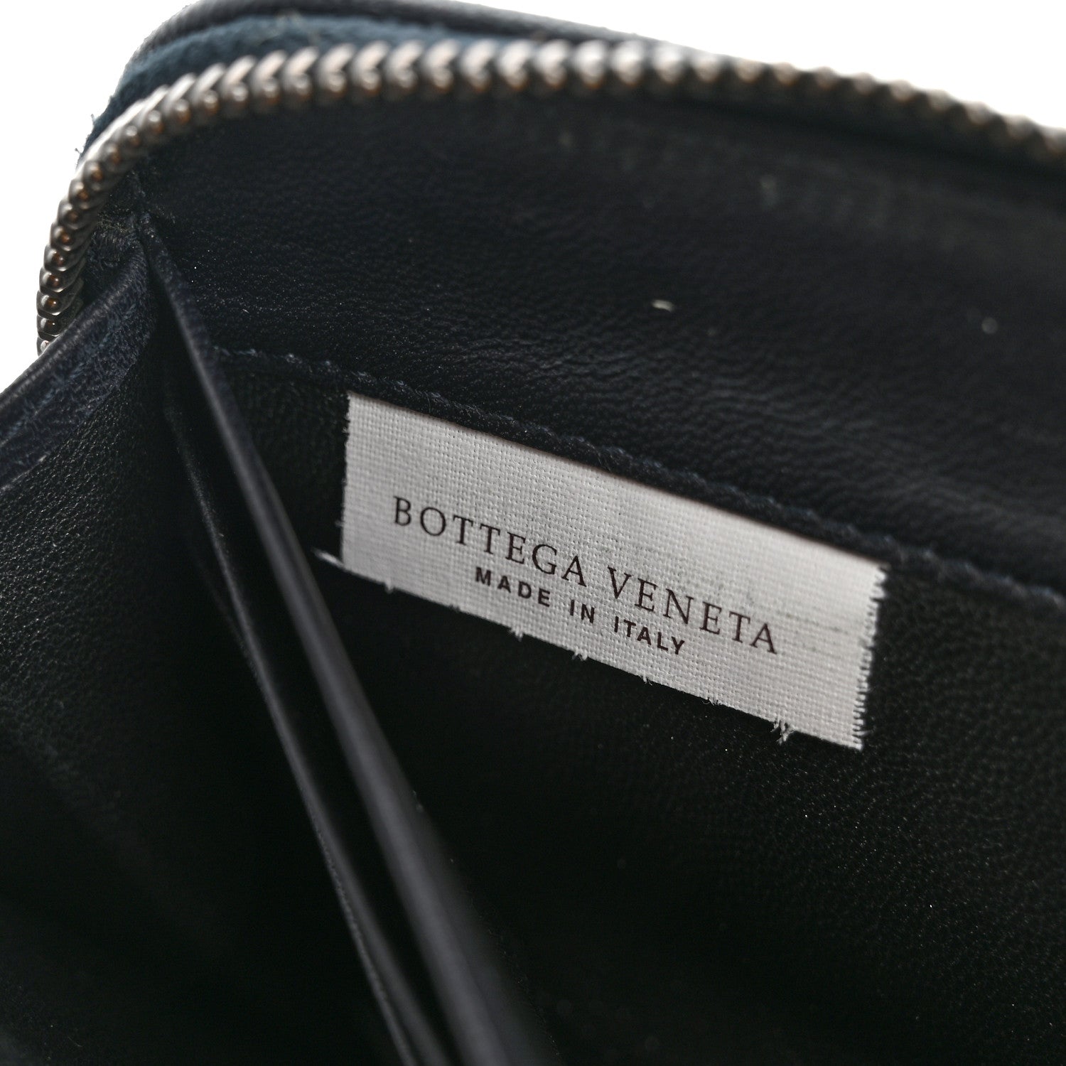 Bottega Veneta Nappa Intrecciato Zip Around Wallet Blue 7 of 13