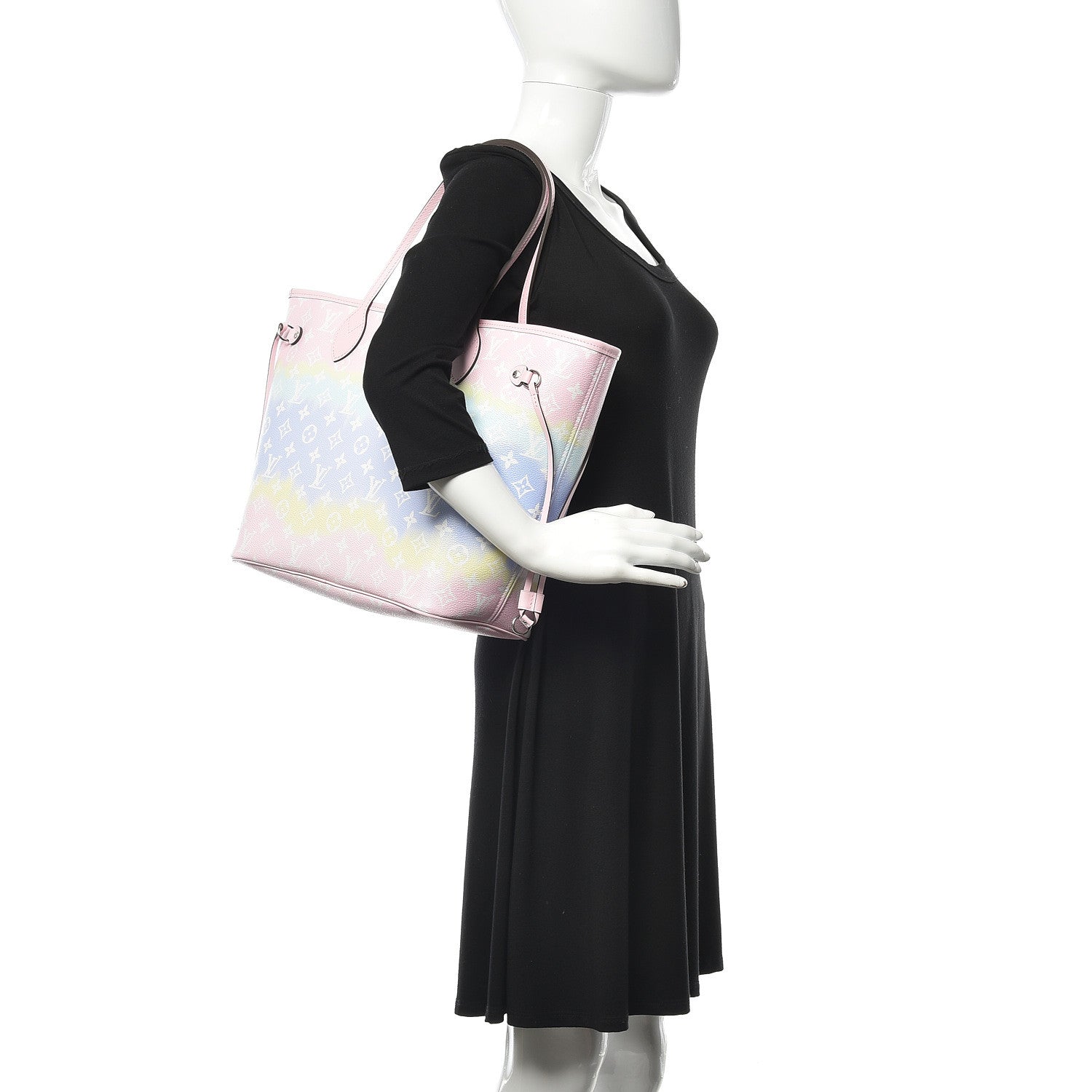 Louis Vuitton Monogram Escale Neverfull MM Pastel 2 of 10