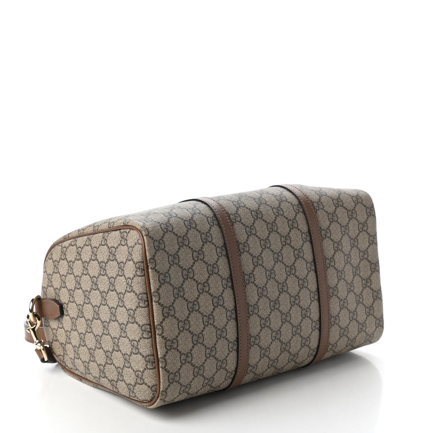 GG Supreme Monogram Margaux Calfskin Medium Nice Boston Beige Ebony Acero