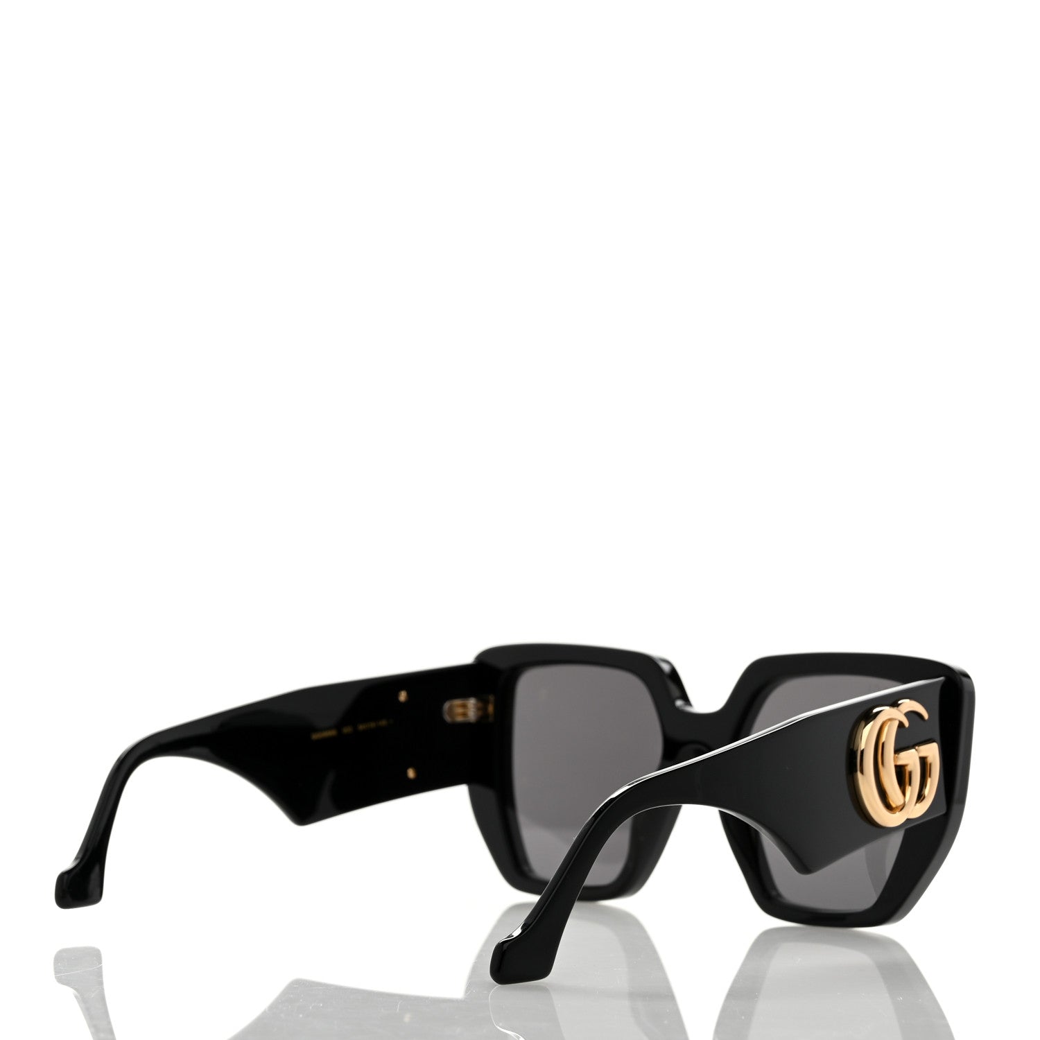 Gucci Acetate Square Frame Sunglasses GG0956S Black 4 of 8