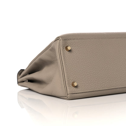Hermes Togo Kelly Retourne 35 Gris Tourterelle 8 of 12