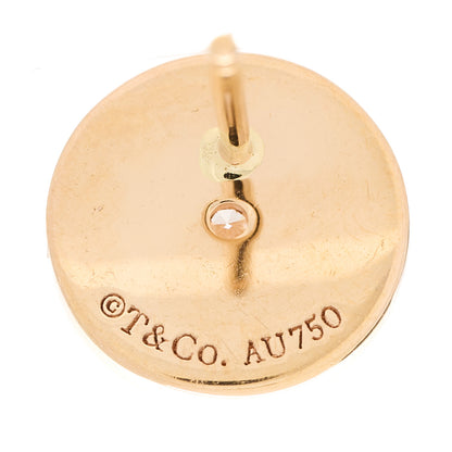 Tiffany 18K Rose Gold Diamond Mini Atlas Earrings 2 of 3