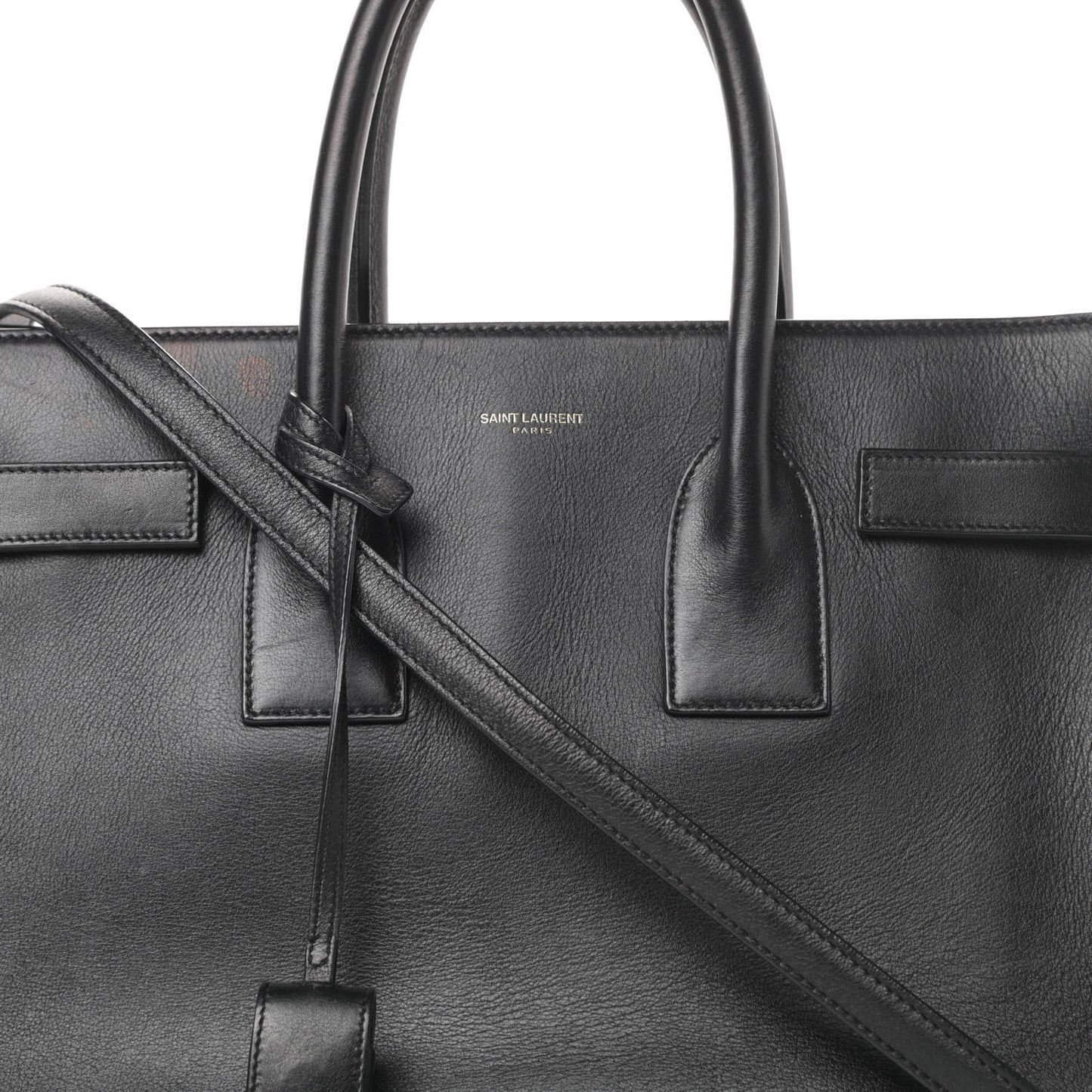 Calfskin Small Sac De Jour Black