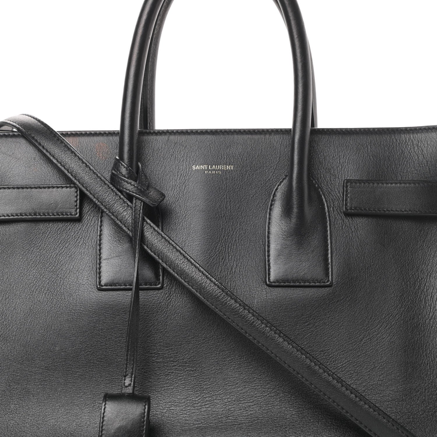 Saint Laurent Calfskin Small Sac De Jour Black 8 of 17