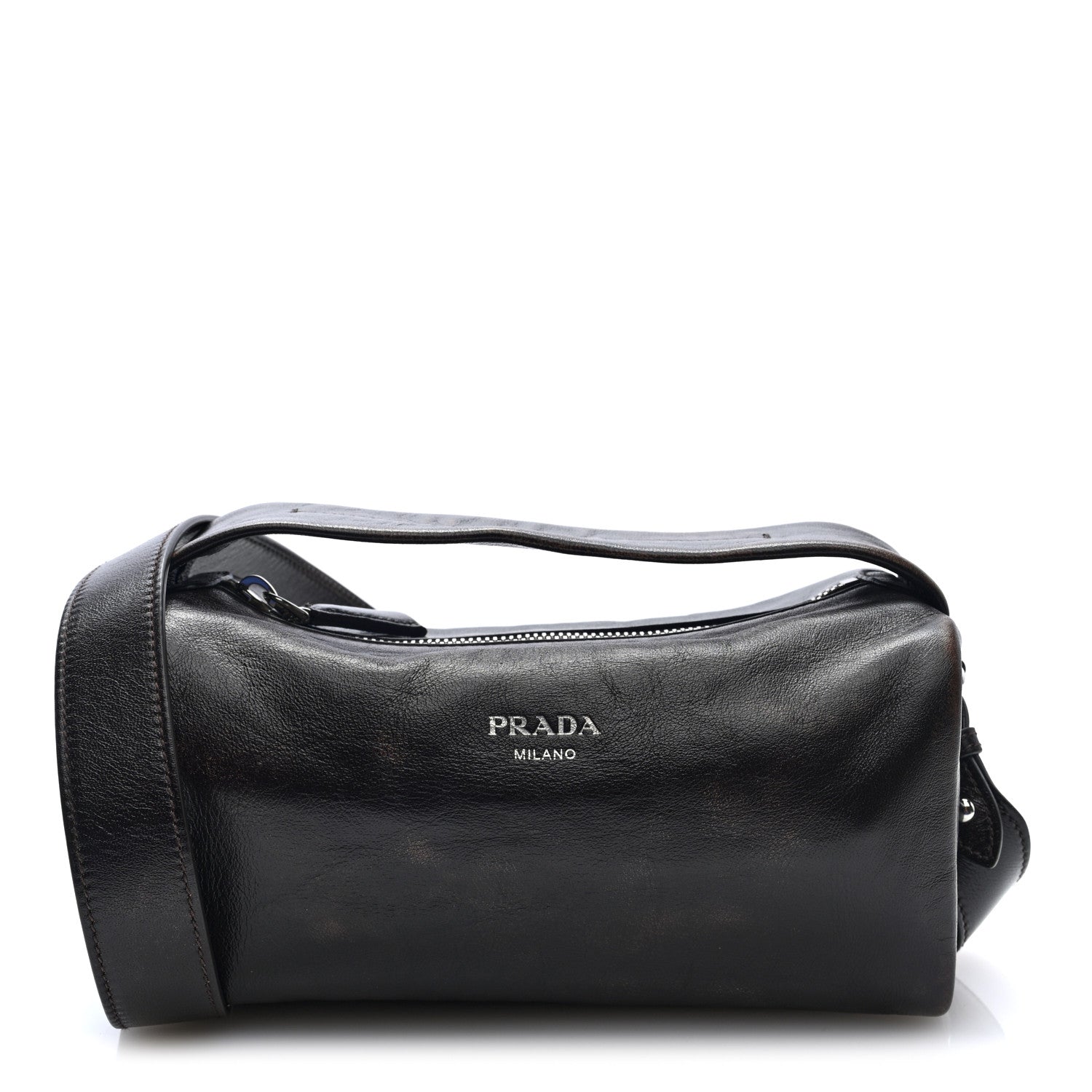 Prada Vintage Nappa Shoulder Bag Moro 1 of 10
