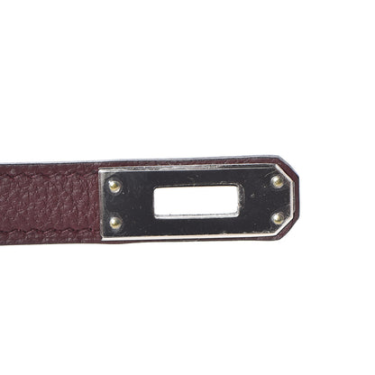 Hermes Togo Kelly Retourne 25 Bordeaux 30 of 37