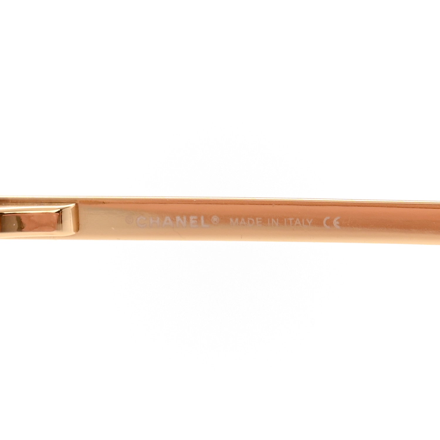 Chanel Crystal CC Logo Sunglasses 4104-B Gold 5 of 8