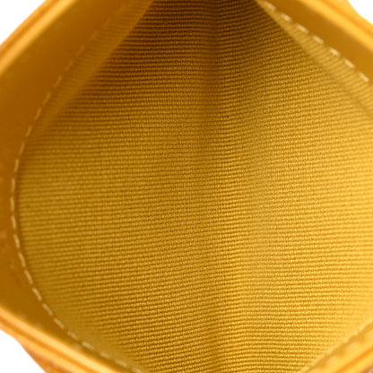 Chanel Caviar Quilted Card Holder Yellow 5 of 8