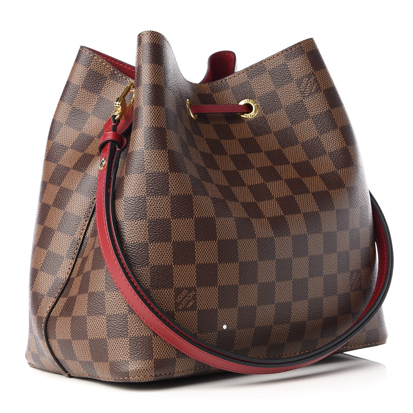 Damier Ebene Neonoe MM Cherry Berry