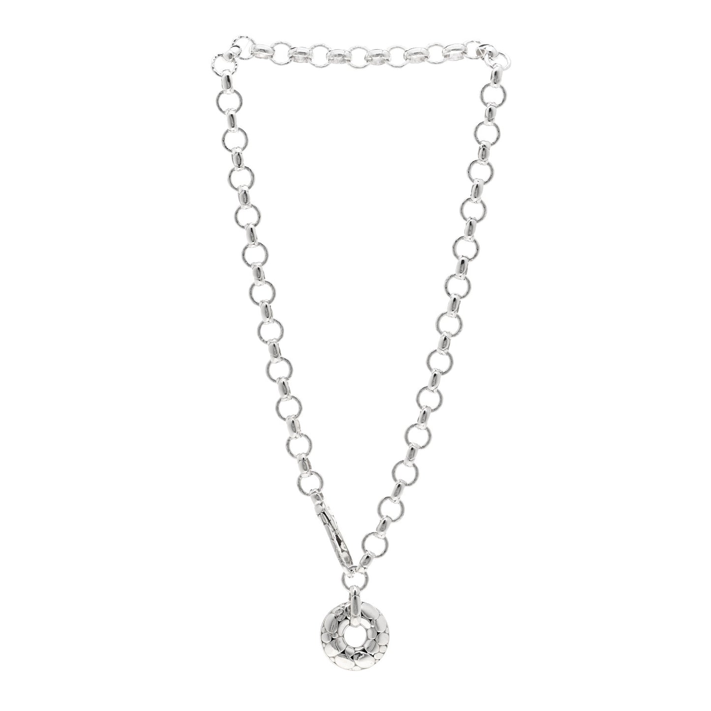 Sterling Silver Kali Donut Necklace
