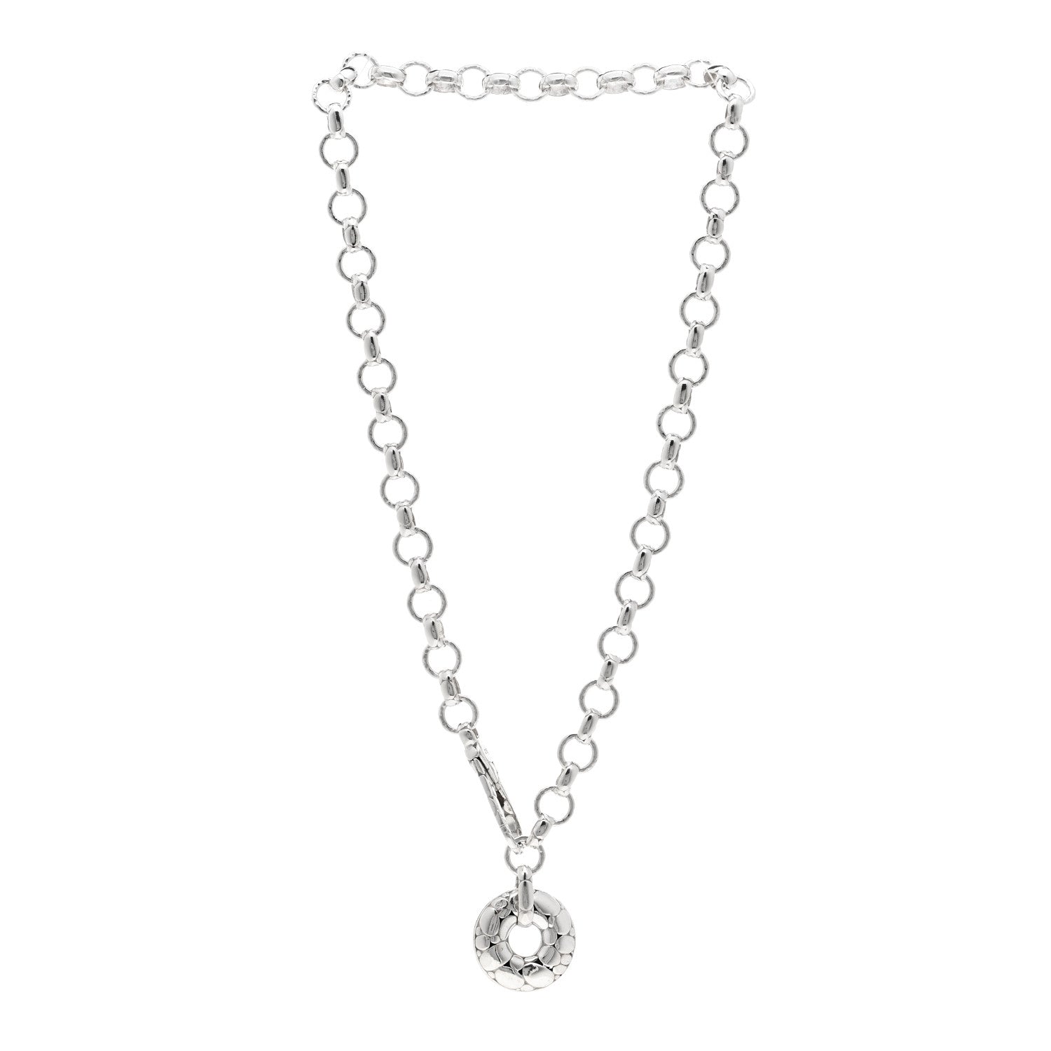 John Hardy Sterling Silver Kali Donut Necklace 3 of 5