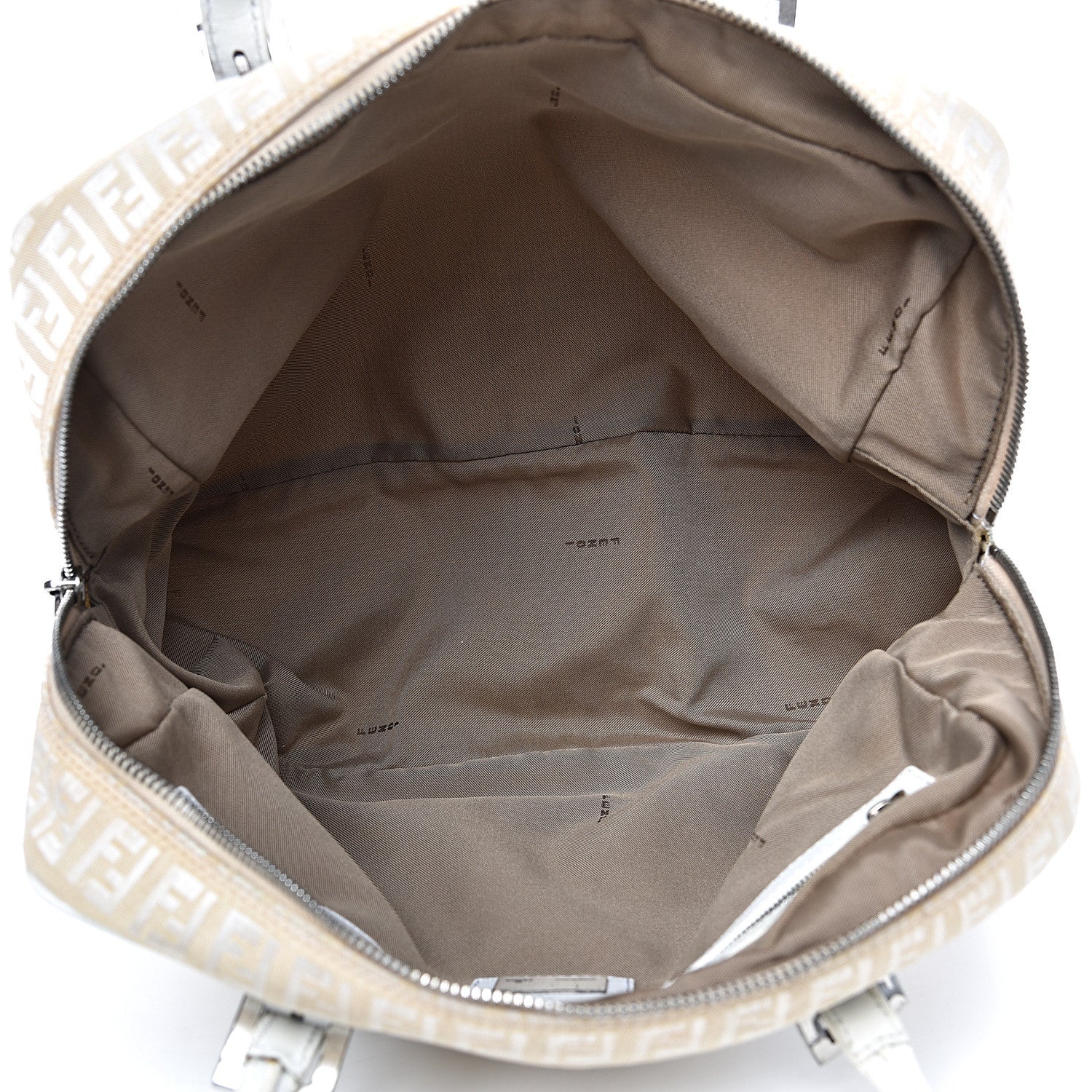 Fendi Zucchino Shoulder Bag White 4 of 15