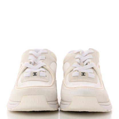 Chanel Calfskin Mixed Fibers CC Sneakers 36 White 2 of 10
