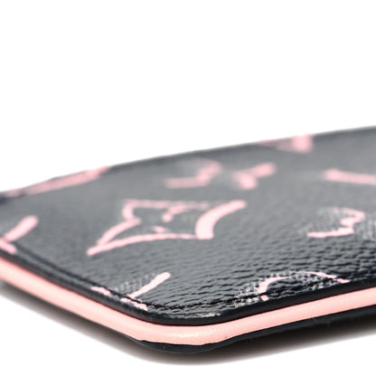 Louis Vuitton Monogram Fall for You LV Side-Up Card Holder Black 8 of 10