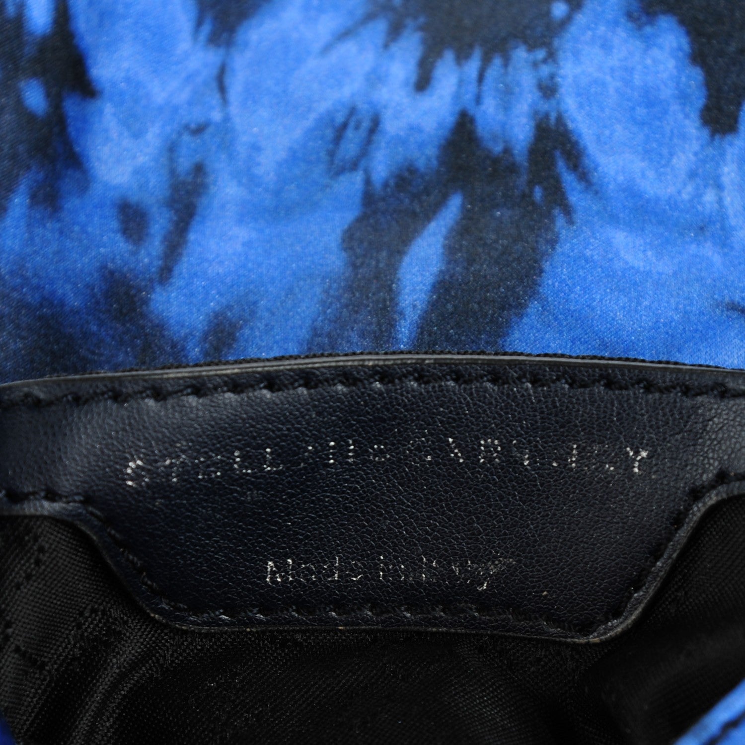 Stella McCartney Tie Dyed Satin Falabella Crossbody Bag Cerulean 7 of 10