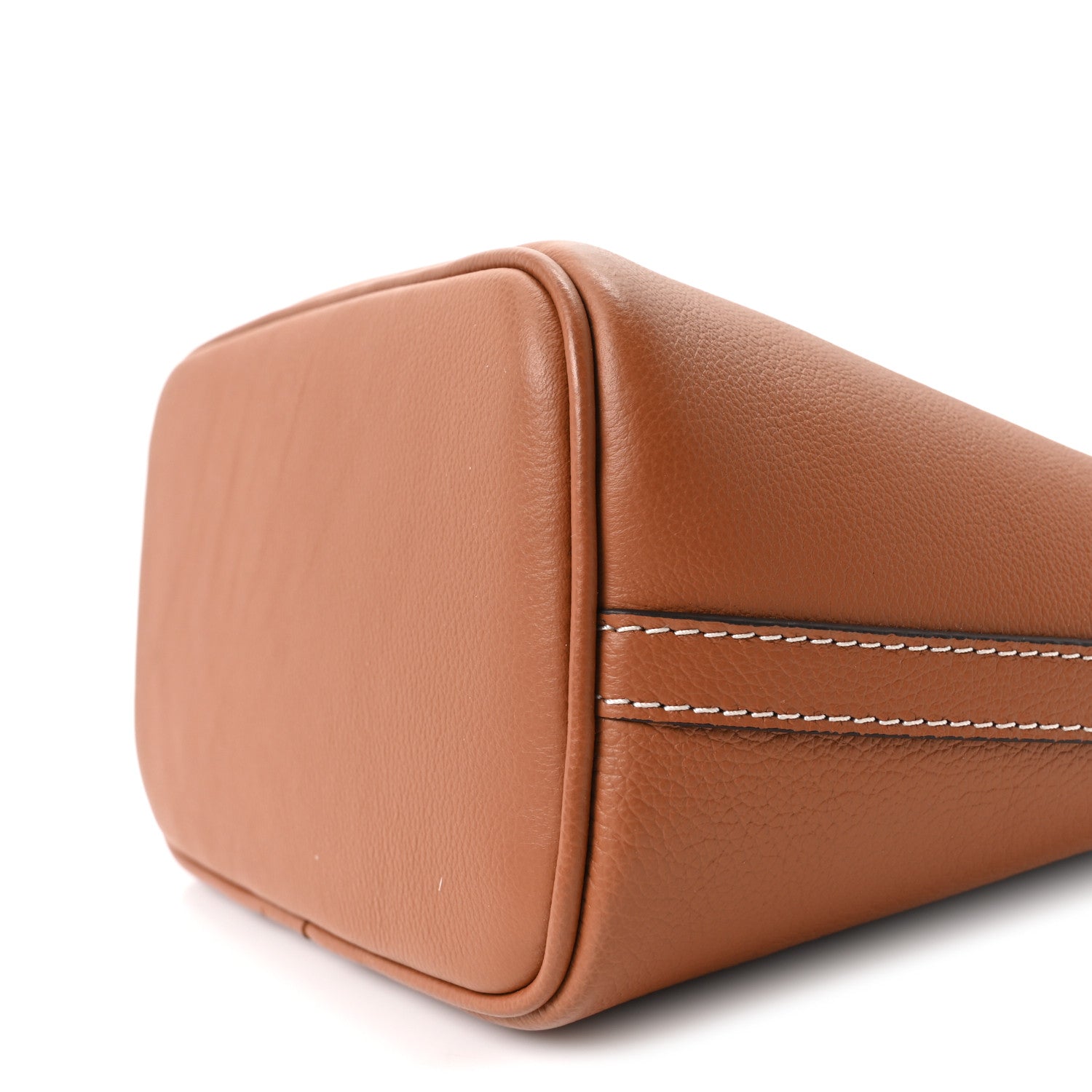 Louis Vuitton Calfskin Lock and Walk Bucket Cognac 1843966