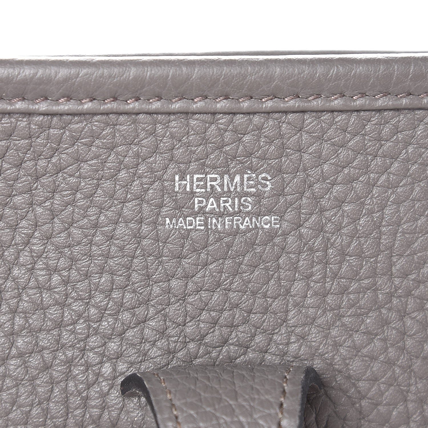 Hermes Taurillon Clemence Evelyne III PM Etain 6 of 8