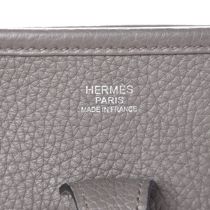 Hermes Taurillon Clemence Evelyne III PM Etain 6 of 8