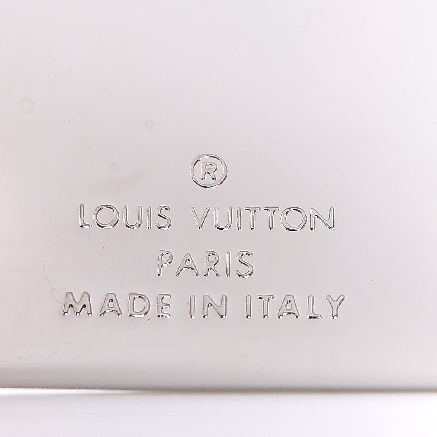 V Charm Key Holder Silver