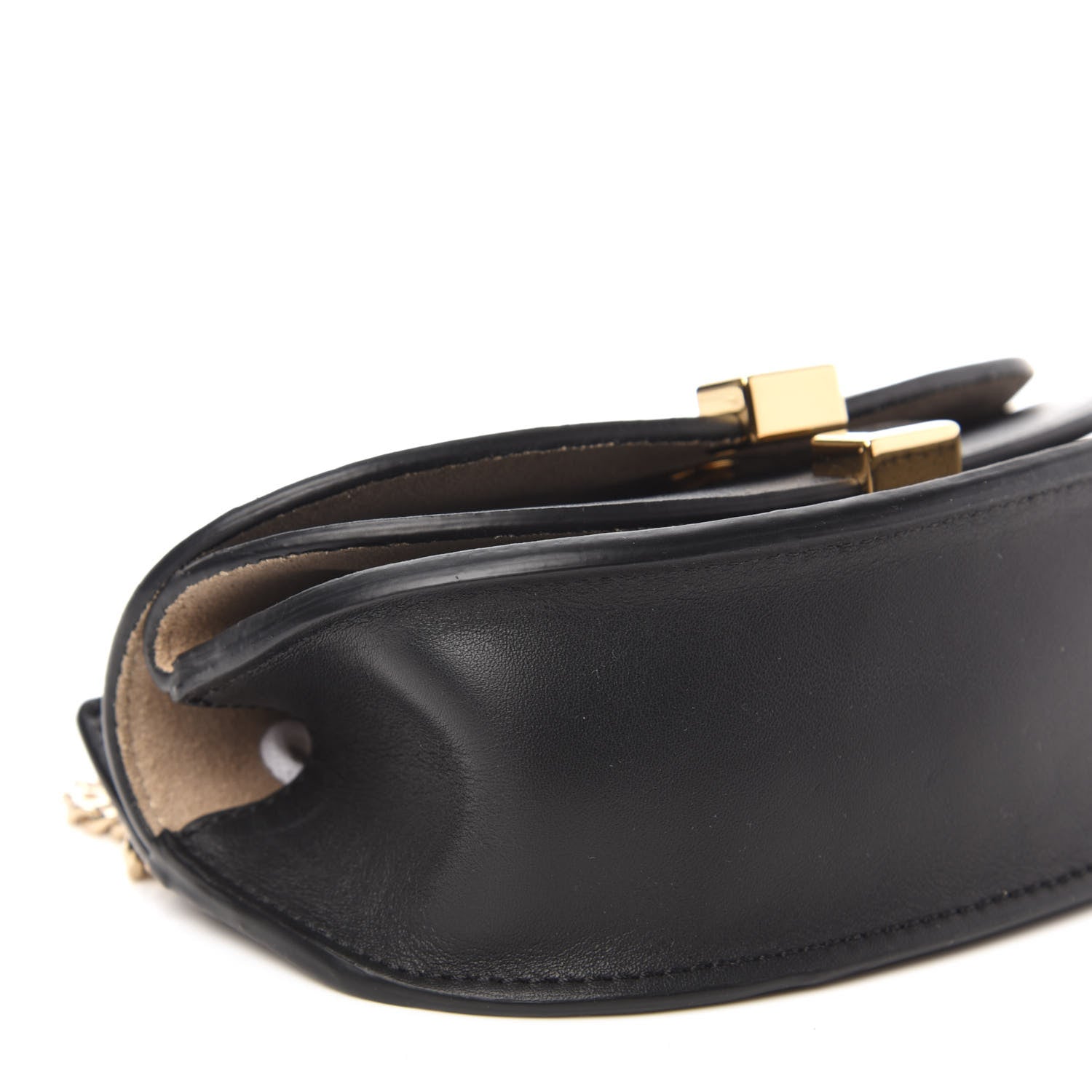 Chloe Calfskin Nano Georgia Crossbody Bag Black 6 of 9