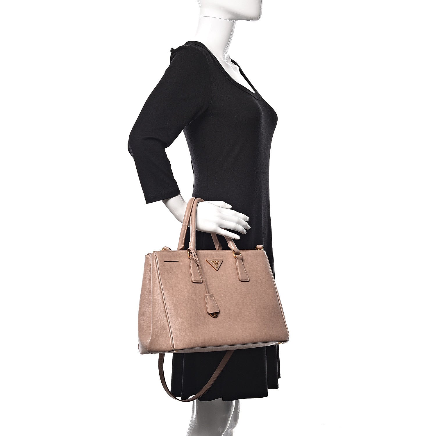 Prada Saffiano Medium Galleria Double Zip Tote Cammeo 2 of 19