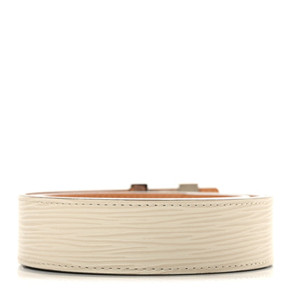 Louis Vuitton Epi LV Initiales Belt 85 34 Ivory 2 of 8