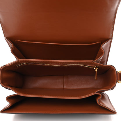 Celine Triomphe Canvas Calfskin Medium Triomphe Tan 5 of 11