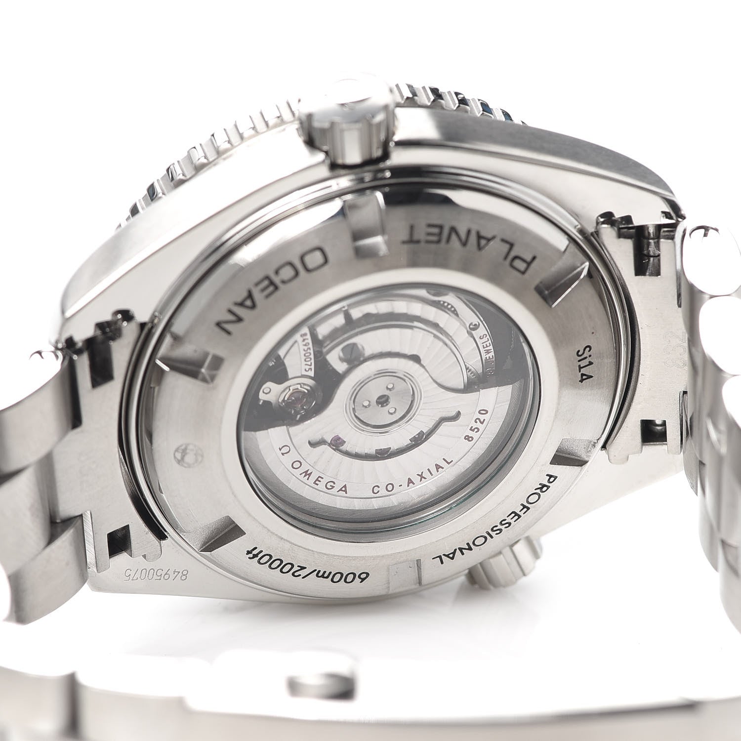 Omega Stainless Steel 37mm Seamaster Planet Ocean Automatic Watch White 232.30.38.20.04.001 4 of 5