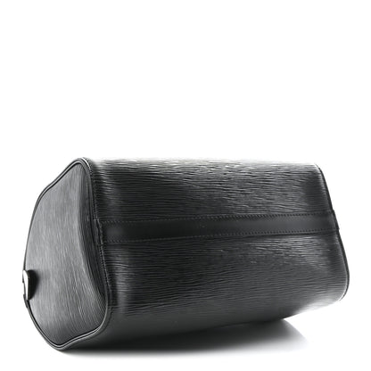 Louis Vuitton Epi Speedy 25 Black 4 of 10