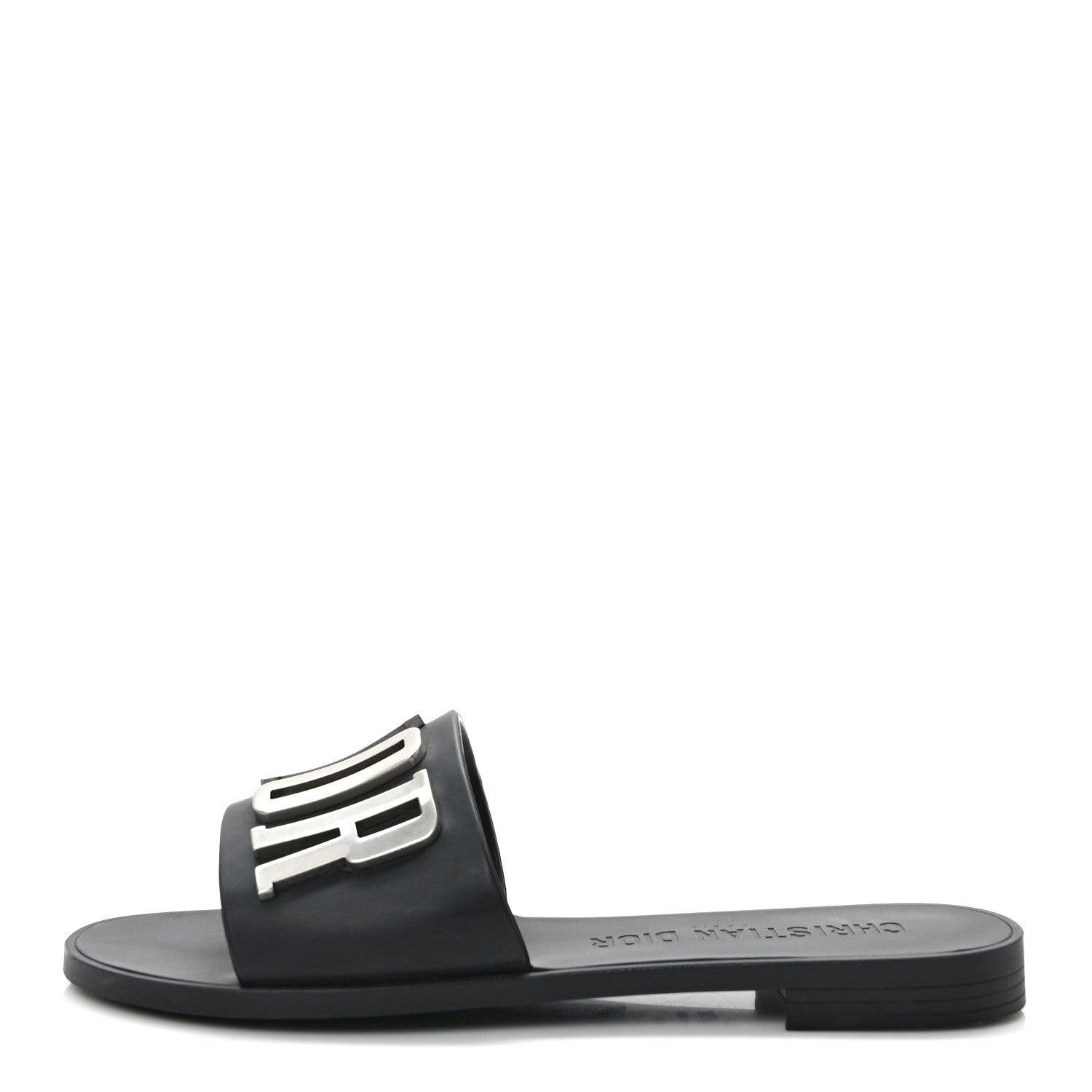 Christian Dior Calfskin Dio(r)evolution 10mm Slide Sandals 39 Black 1 of 11