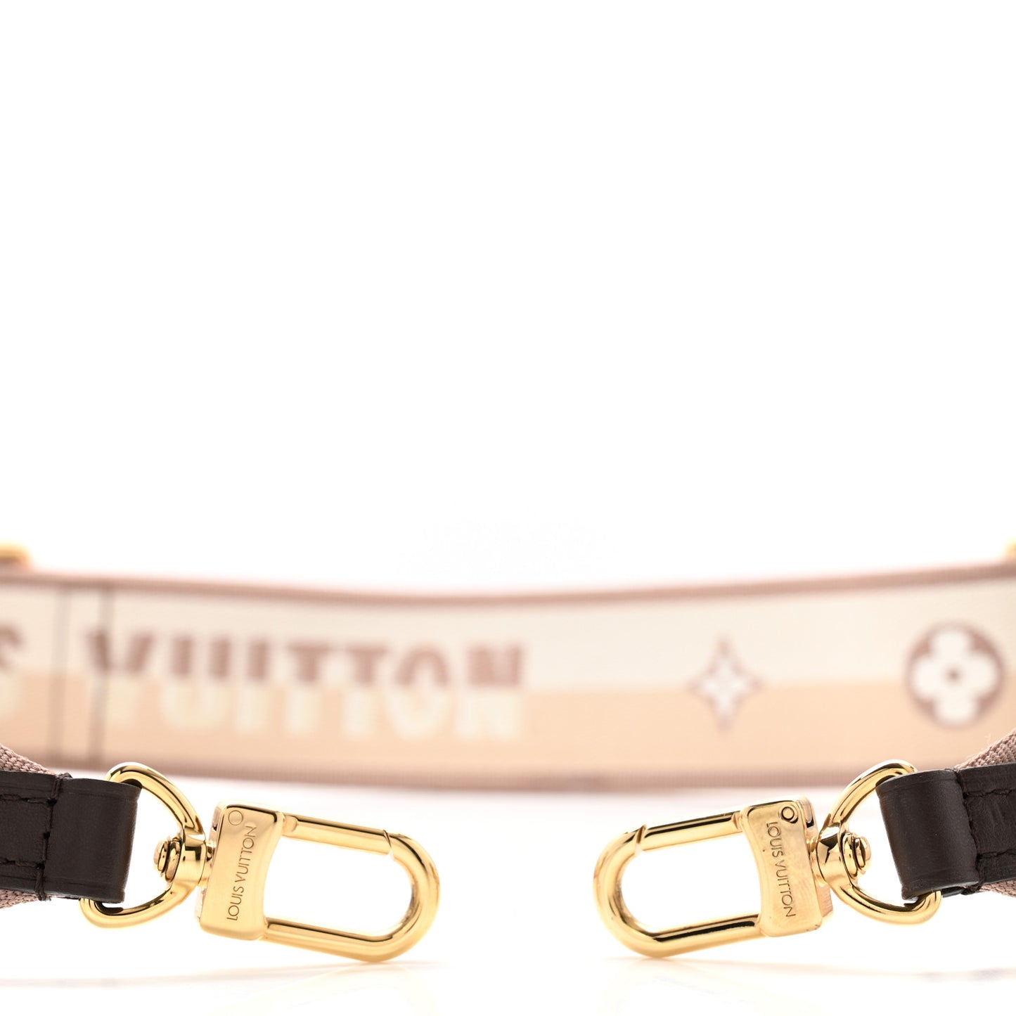 Jacquard Speedy Bandouliere 20 Shoulder Strap Beige Brown