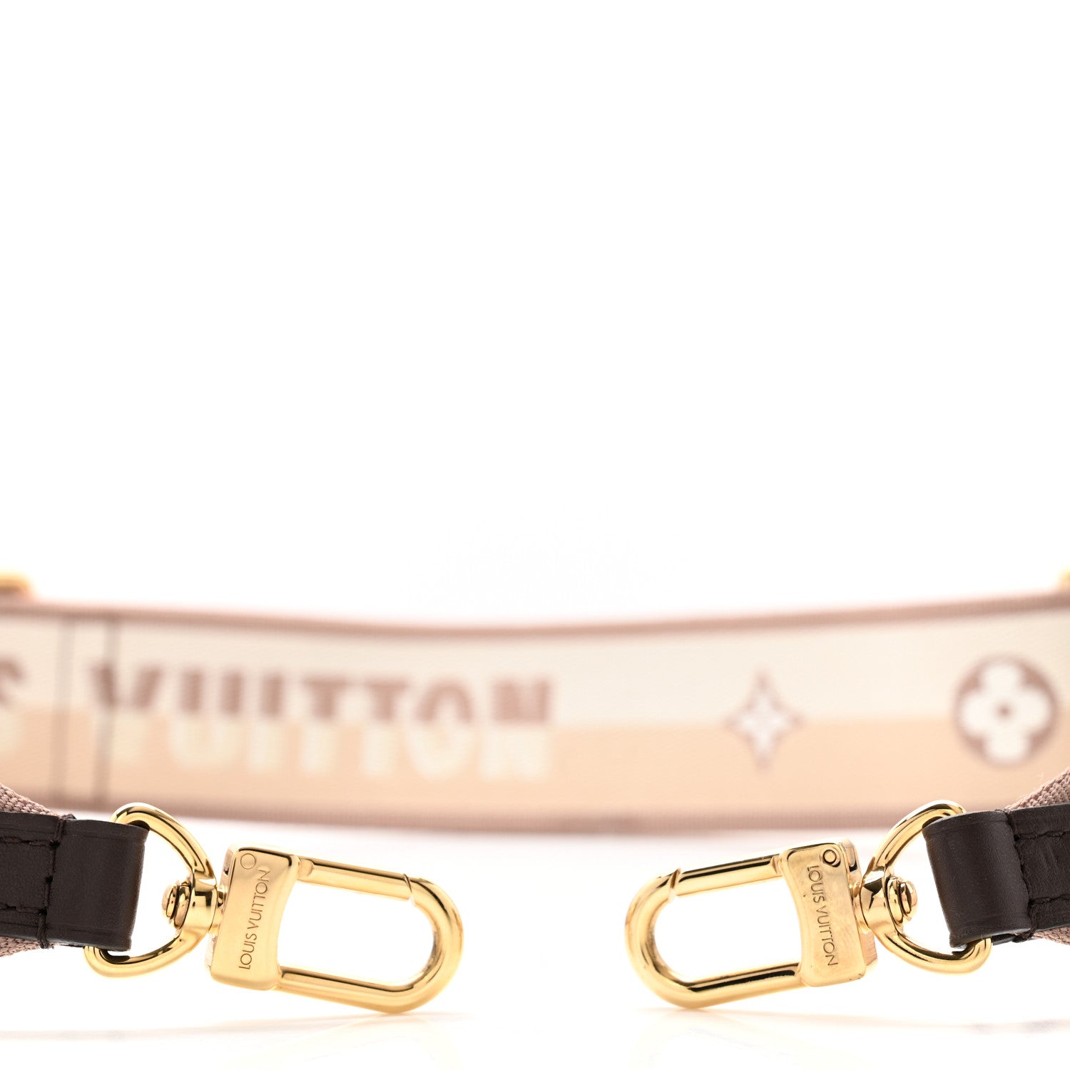 Louis Vuitton Jacquard Speedy Bandouliere 20 Shoulder Strap Beige Brown 3 of 4