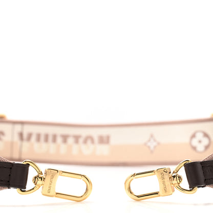 Louis Vuitton Jacquard Speedy Bandouliere 20 Shoulder Strap Beige Brown 3 of 4