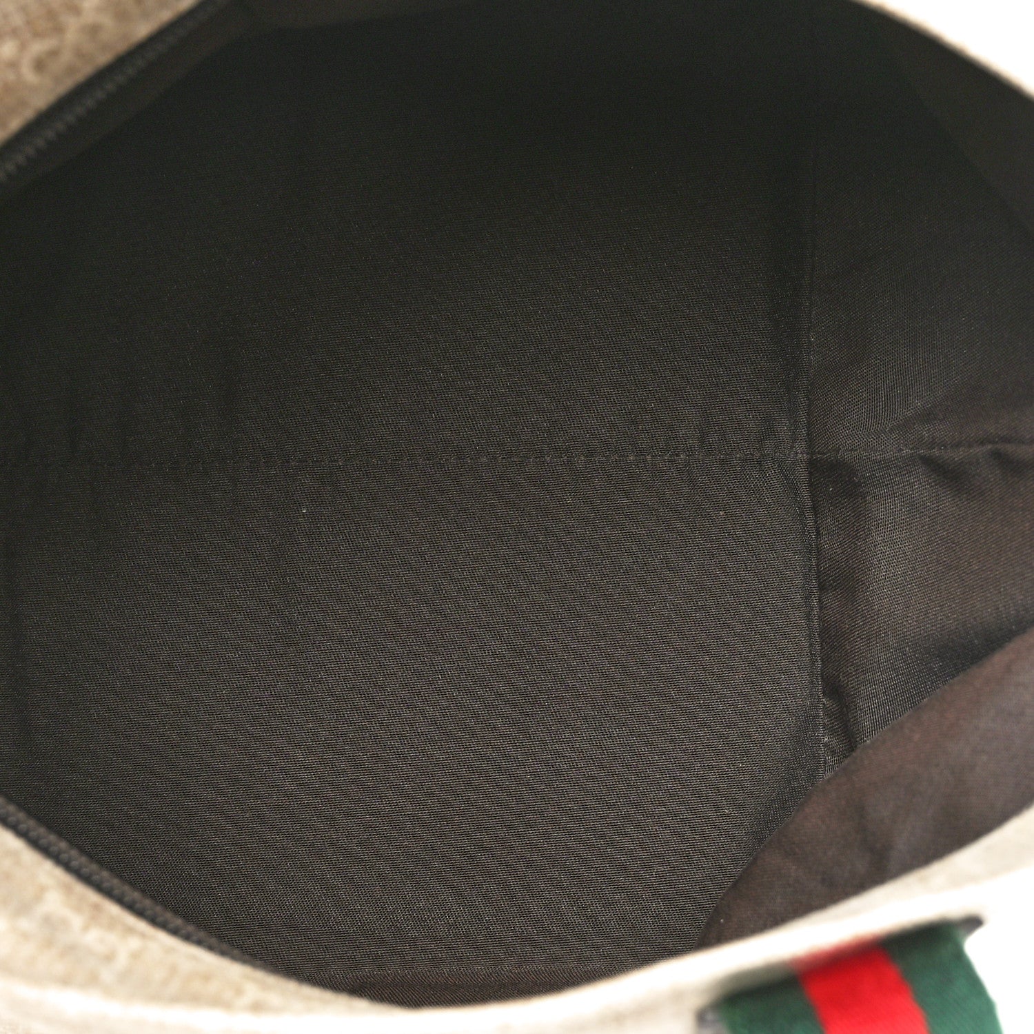 Gucci GG Monogram Mini Web Handle Bucket Tote Ivory 5 of 10
