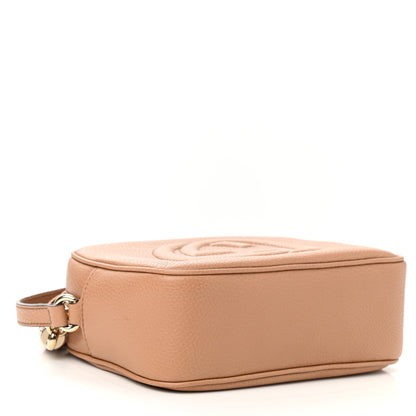 Gucci Pebbled Calfskin Small Soho Disco Bag Camelia 4 of 11