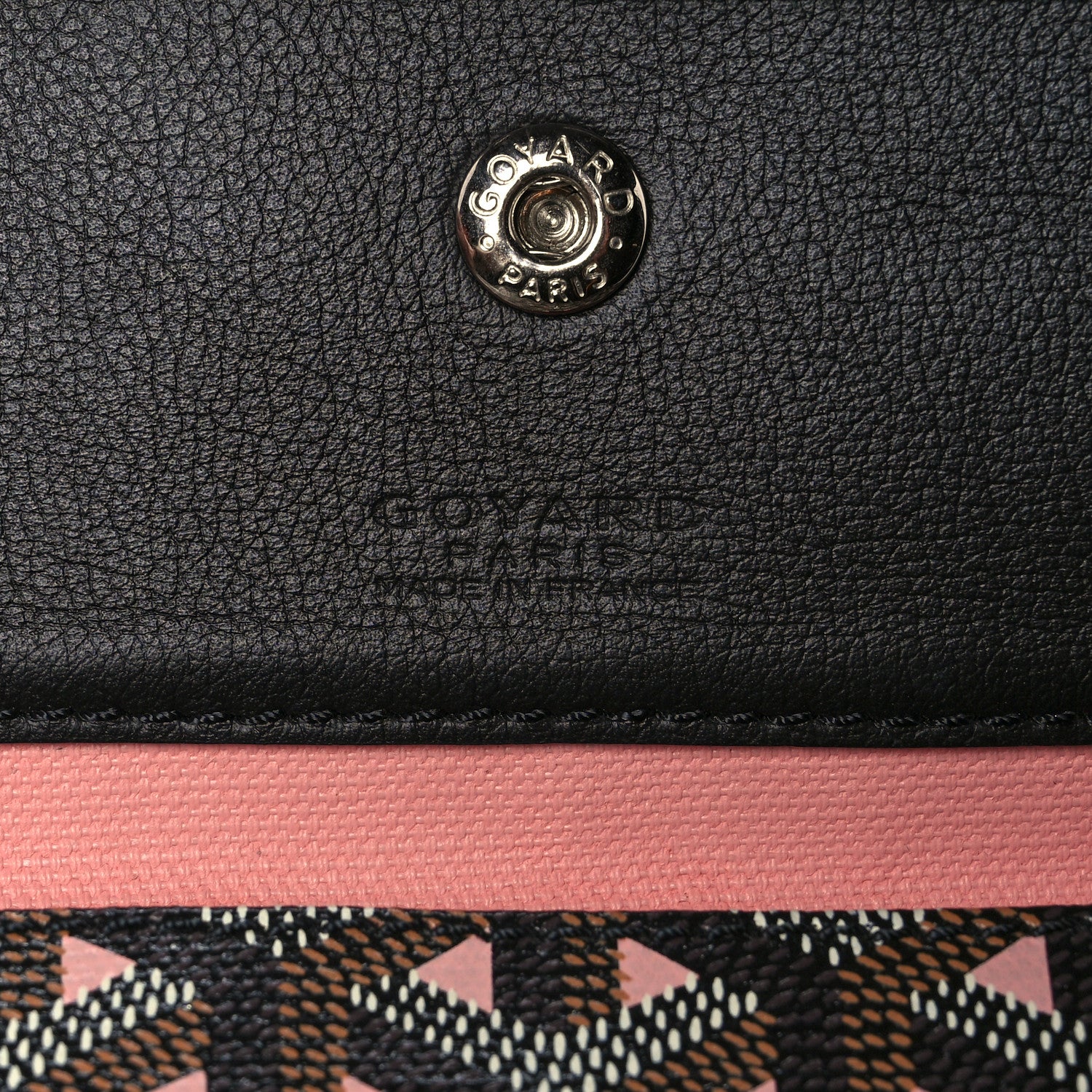 Goyard Goyardine Saint Louis Claire Voie PM Black Pink 7 of 11