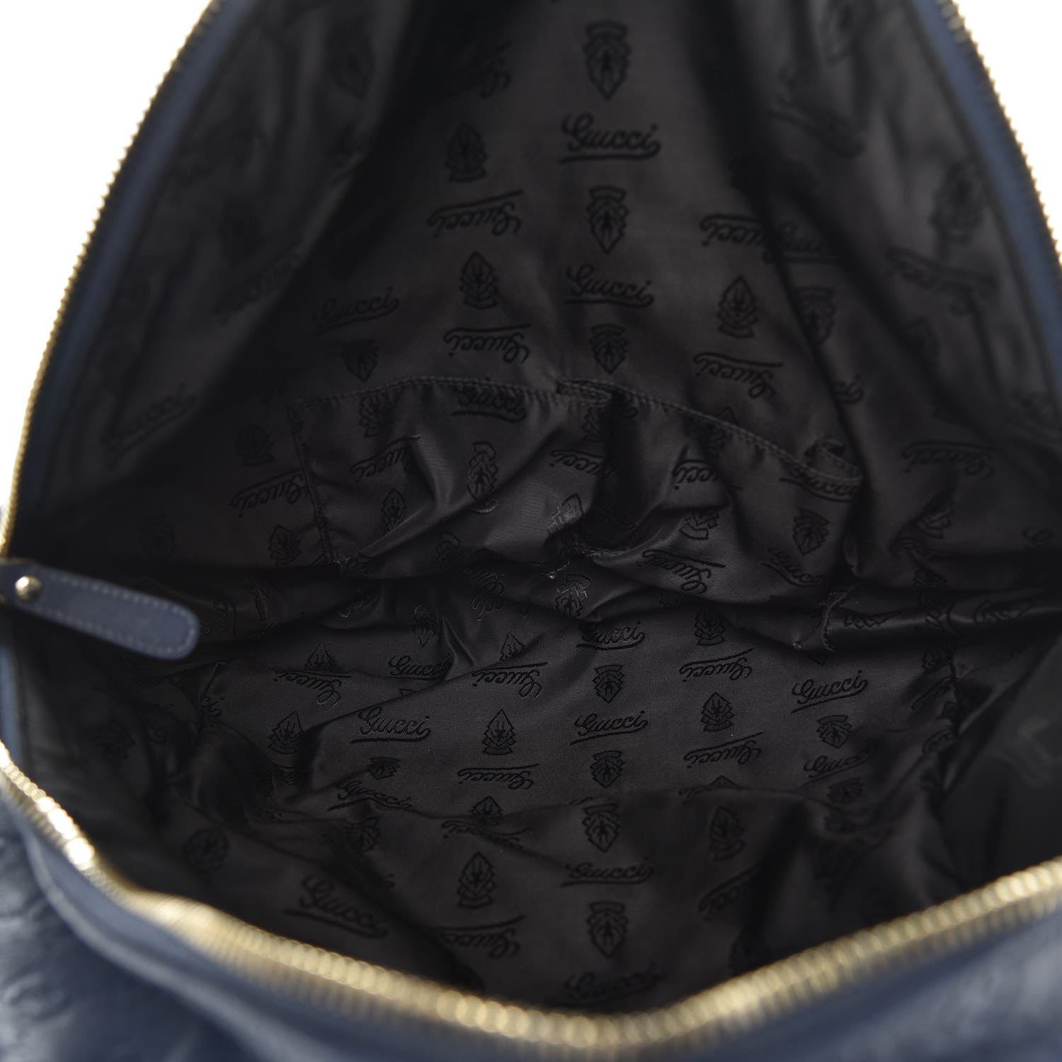 Gucci Guccissima Medium Classic Backpack Blue 5 of 13