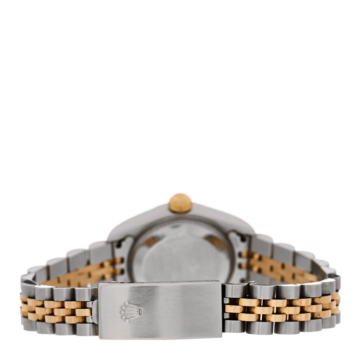 Stainless Steel 18K Yellow Gold 26mm Oyster Perpetual Datejust Watch Champagne Tapestry 79173