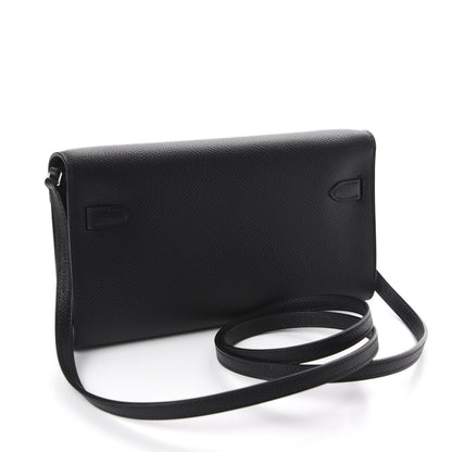 Hermes Epsom Kelly Wallet To Go Black 3 of 10