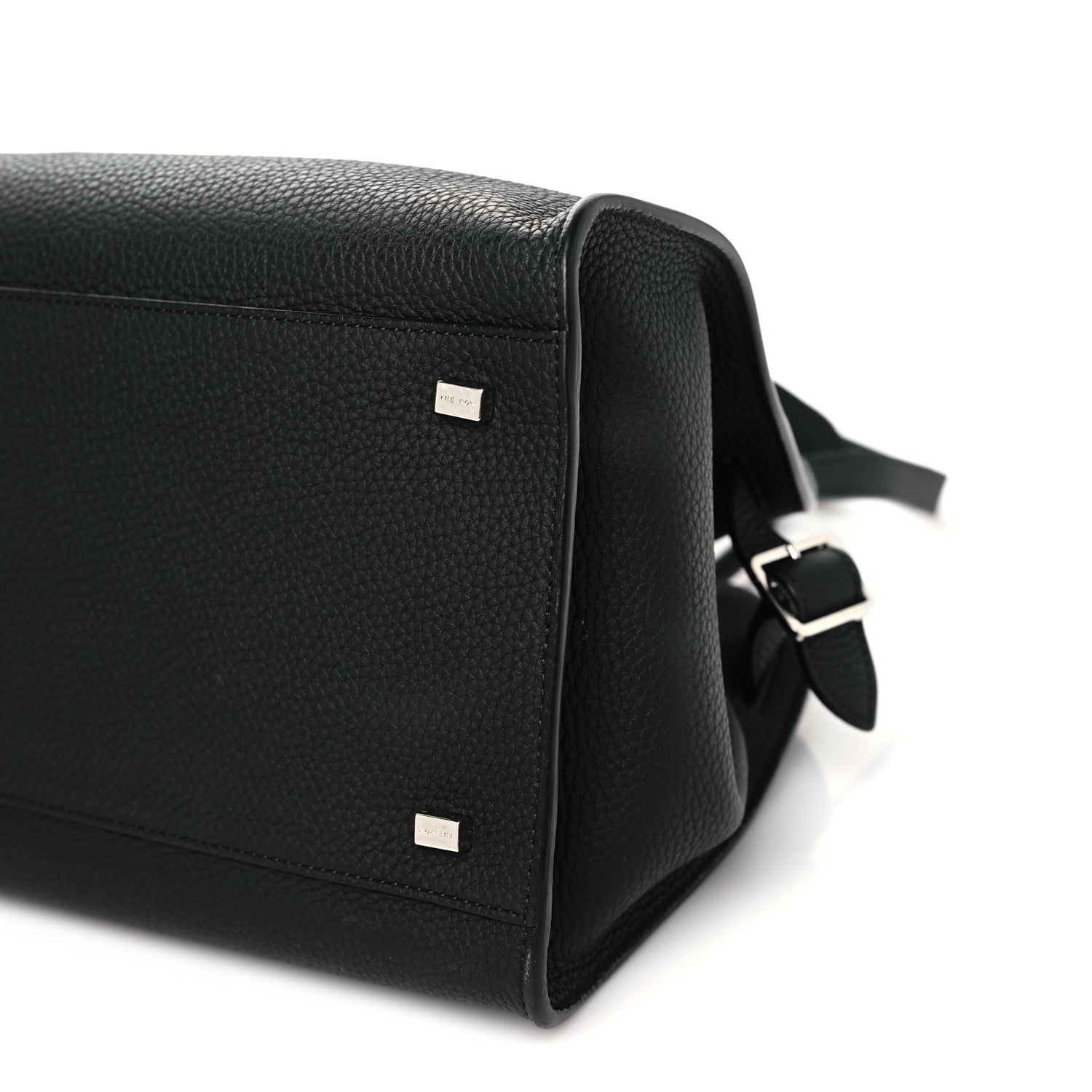 The Row Matte Grained Calfskin Soft Margaux 12 Black 9 of 9