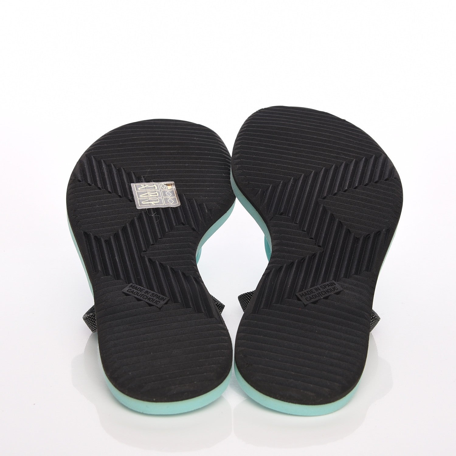 Hermes Canvas Acetate Kala Nera Sandals 35 Vert Celadon Carbone 7 of 8