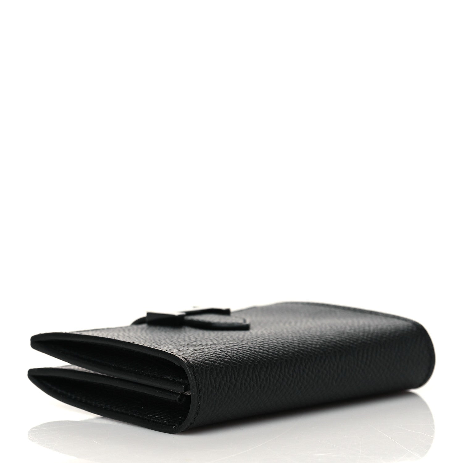Hermes Epsom Monochrome Bearn Card Holder Wallet Black 4 of 9
