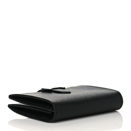 Hermes Epsom Monochrome Bearn Card Holder Wallet Black 4 of 9