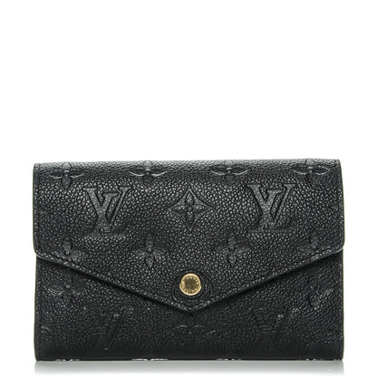 Louis Vuitton Empreinte Compact Curieuse Wallet Black 1 of 6