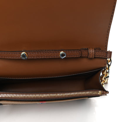 Burberry Derby Calfskin House Check Mini Hampshire Crossbody Tan 4 of 4