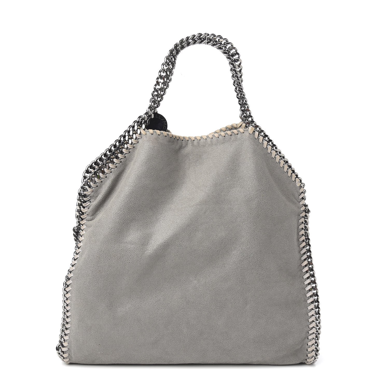 Stella McCartney Shaggy Deer Falabella Fold Over Tote Grey 1 of 9