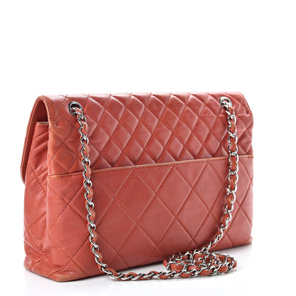 Chanel Calfskin Quilted In The Business Flap Bag Orange 3 of 26